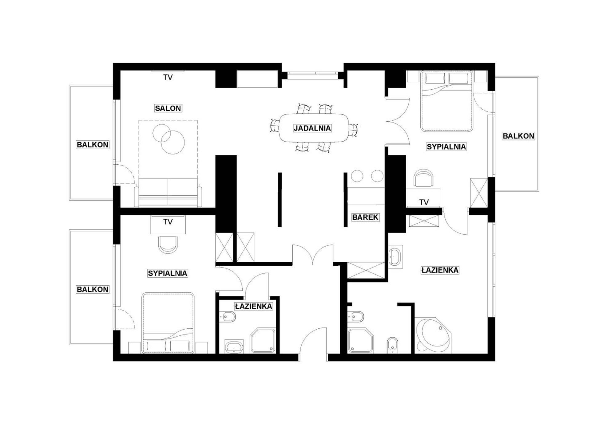 卡托维兹Apartament Senator 115M2住宿加早餐旅馆 外观 照片